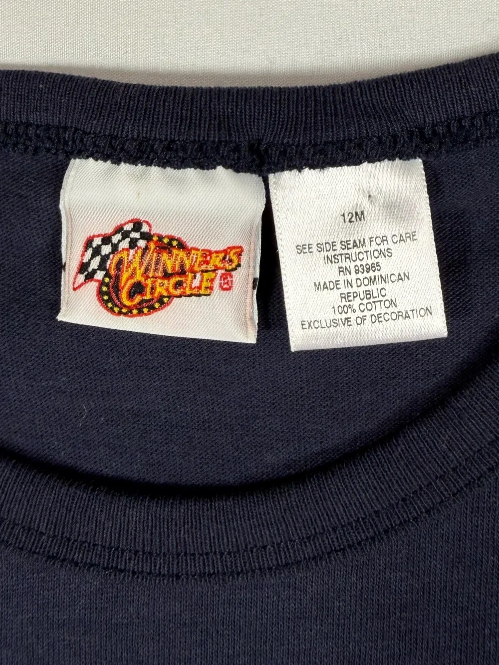NWT VINTAGE NASCAR WINNER’S CIRCLE Jeff Gordon 24 Bodysuit‎ 12m DEADSTOCK Racing